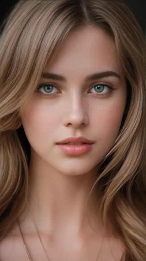 detailed figure, vibrant colors, intense lighting effects. Here is the prompt for the given theme:
"A beautiful girl with detailed facial features, including beautiful eyes, a delicate nose, and alluring lips. She is the centerpiece of the artwork, exudin...