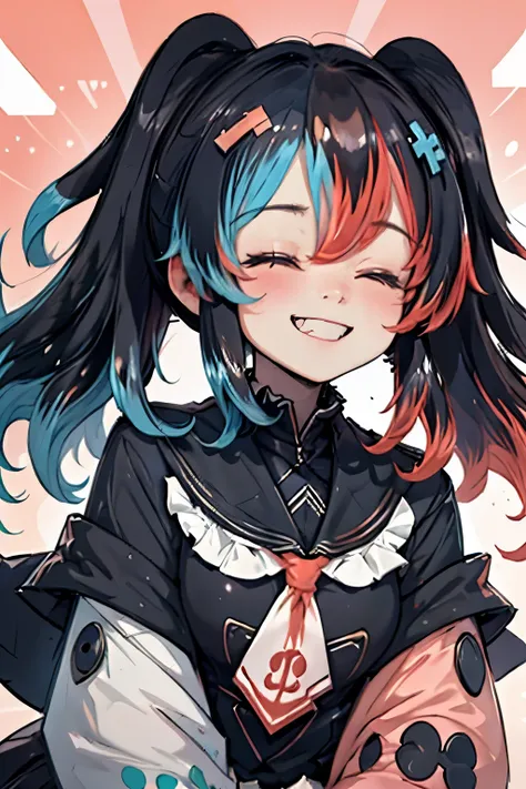 highly detailed, high quality, masterpiece, beautiful, 1girl, solo, switchchanoutfit, (headpatpov:1.5), headpat, pov, smile, bri...