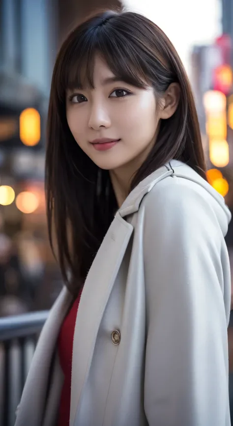 1girl in, (wear a platinum coat:1.2), (Raw photo, Best Quality), (Realistic, Photorealsitic:1.4), masutepiece, Extremely delicate and beautiful, Extremely detailed, 2k wallpaper, amazing, finely detail, the Extremely Detailed CG Unity 8K Wallpapers, Ultra-...