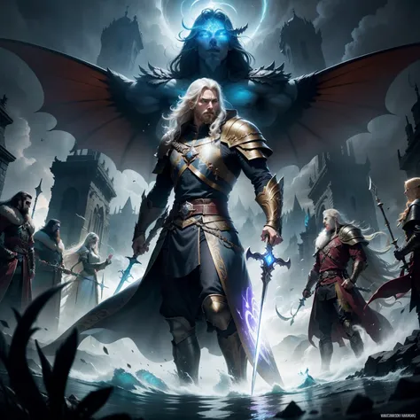 WARLORDS OF SORNOR: CHRONICLES

A breathtaking, animated cover illuminates the front of your novel, showcasing a resplendent SWORD OF MYSTERIOUS POWERS, radiating an ethereal glow. Surrounding the sword, a procession of imposing WARLORDS, each unique in th...