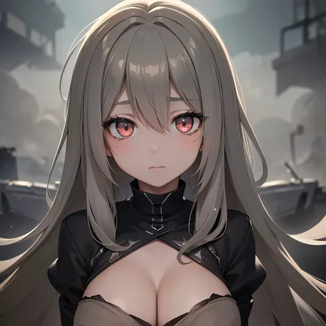 (masterpiece,best quality,ultra-detailed),1girl, large breast, glowing eyes,long hair,(((dust beauty girl))),beautiful and detailed face, detailed eyes,night,dust particles in the air,((grey theme)),((((dust theme)))),