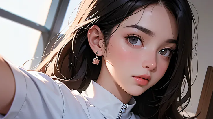 8k, highest quality, super high resolution, 1 female, 1980s pop culture anime style, 21 years old, (masterpiece, high resolution, detailed), Japanese shortcut,, B cup (photorealistic): 1.4), ( famous Japanese actress: 1.2), very beautiful, cute, profession...