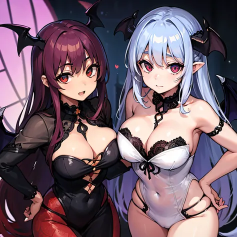 ((Duas mulheres)),((peitos grandes)),((demonias))