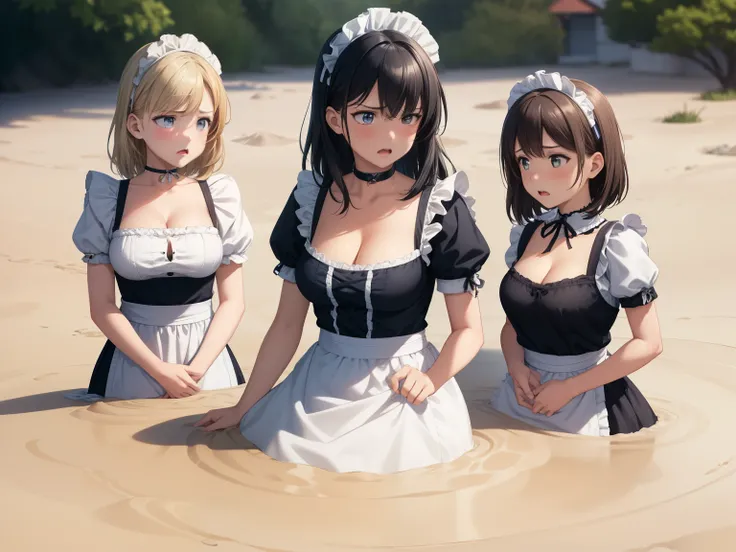 4girls, (multiple girls), natural lighting, masterpiece, highly detailed, illustration, game cg, absurdres, high quality, aichan...