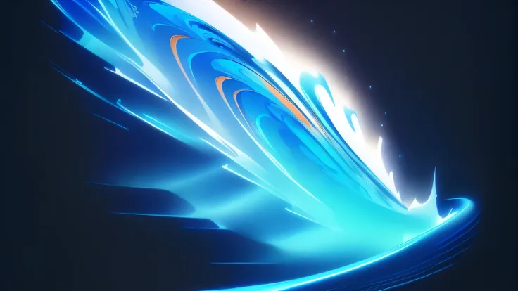 a close up of a blue and orange abstract background with a wave, wallpaper hd, hd wallpaper, wallpaper for monitor, wallpaper 4 k, wallpaper 4k, modern desktop wallpaper, amazing blue background theme, 4 k hd wallpaper very detailed, stunning screensaver, ...