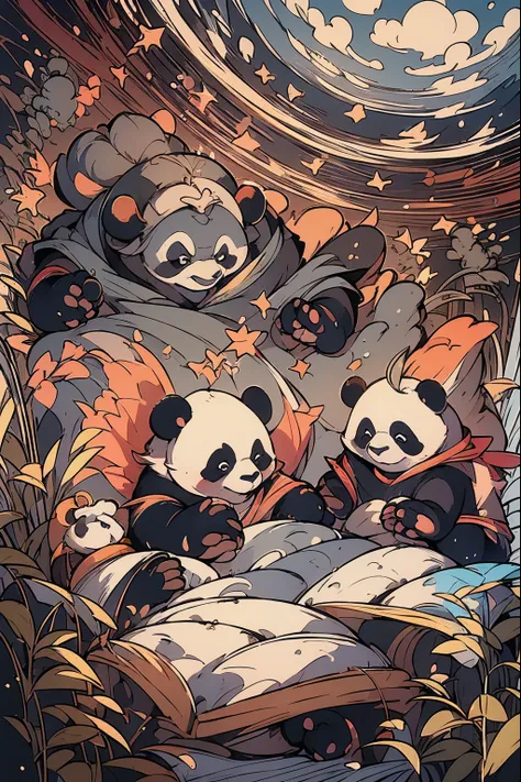 score_9, score_8_up, score_7_up, score_6_up, score_5_up, score_4_up, show accurate, panda-bear family on adventure, dune, star t...