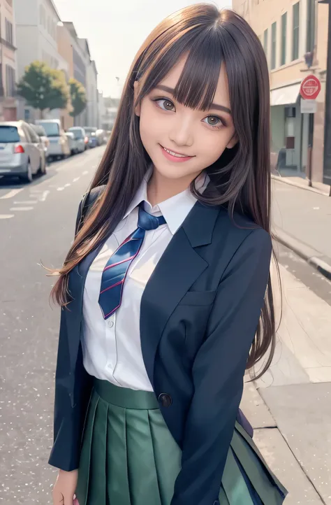 Angelic Very pretty cute young girl,
very beautiful girl,
(V-line jaw),
Beautiful detailed brown eyes, (clear-eyed),
small straight nose,small mouth,
Detailed double eyelids,
(Large eyes:1.3),
Long straight brown hair,
see-through bangs,
beautiful det...