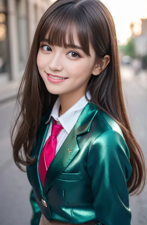 Angelic Very pretty cute young girl,
very beautiful girl,
(V-line jaw),
Beautiful detailed brown eyes, (clear-eyed),
small straight nose,small mouth,
Detailed double eyelids,
(Large eyes:1.3),
Long straight brown hair,
see-through bangs,
beautiful det...