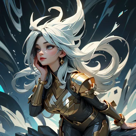 realistic, photorealistic, masterpiece, (best quality, 8k, highres, ultra-detailed, hyper-detailed), (intricate, detailed, cinematic lighting, dramatic lighting), fantasy, surreal, magical, mystical, abstract, (metallic, chrome, shiny, reflective), metalli...