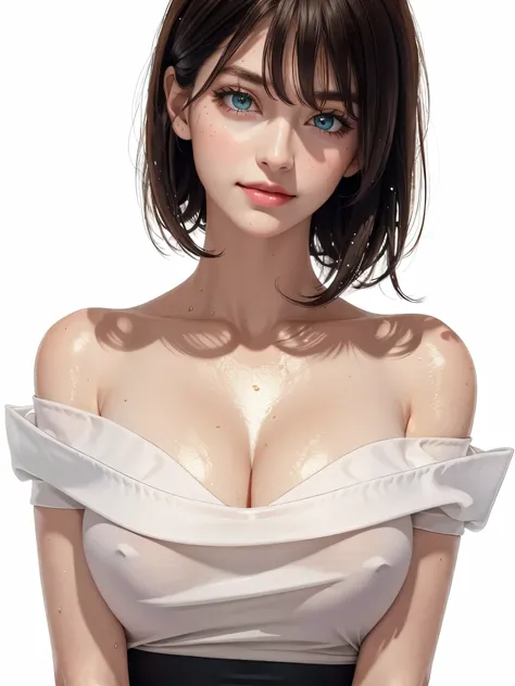 Fit Body, Masterpiece, Best Quality, Lisa, Girl, Symmetrical Face, Detailed Cleavage View, Tote Shirt, Orchan, (PureErosface_V 1:0.7), Wet Skin, Blush (Best Quality, 8k, 32k, Masterpiece, UHD:1.2), Cute Woman Pictures, One Girl, (Big), (Tall Woman), (Abs) ...