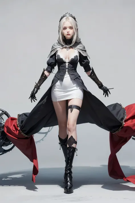 mpts
Copy
(((masutepiece, of the highest quality, super detailed))), a knight, white background, plain background, Bloodborne inspired, Bloodborne, occult aesthetic, occult, Complex mechanical cyborg girl, Skeleton body, red and white clothing detailed and...