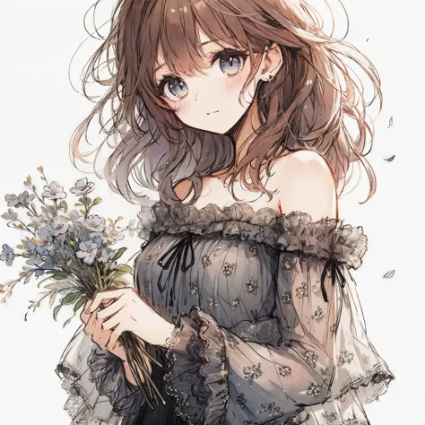 Official art using high-quality hand-drawn watercolor sketch techniques. (best quality,4k,8k,highres,masterpiece:1.2),ultra-detailed,beautiful detailed eyes,A girl with beautiful eyes, everyone, beautiful anime girl, cute anime girl, smooth anime art, anim...