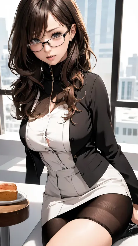 1woman,random office lady fashion,(thin type),(large breasts),(random sexy pose),(random hairstyle),(highest image quality,(8k),...