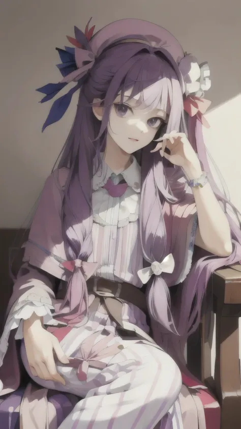 (masterpiece, ultra_detailed:1.3), patchouli_knowledge,