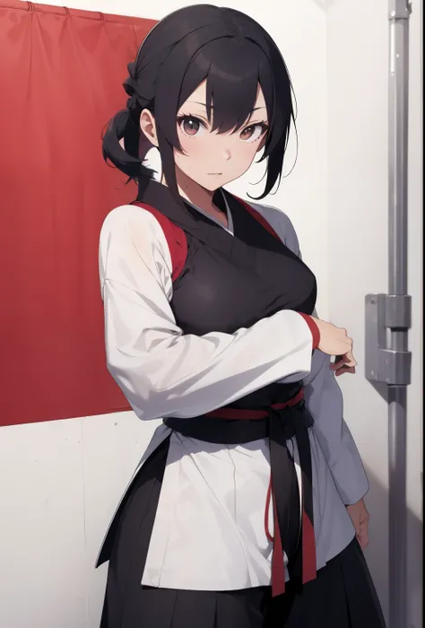 kendo outfit, martial arts,dougi, black belt, sexy, sweat