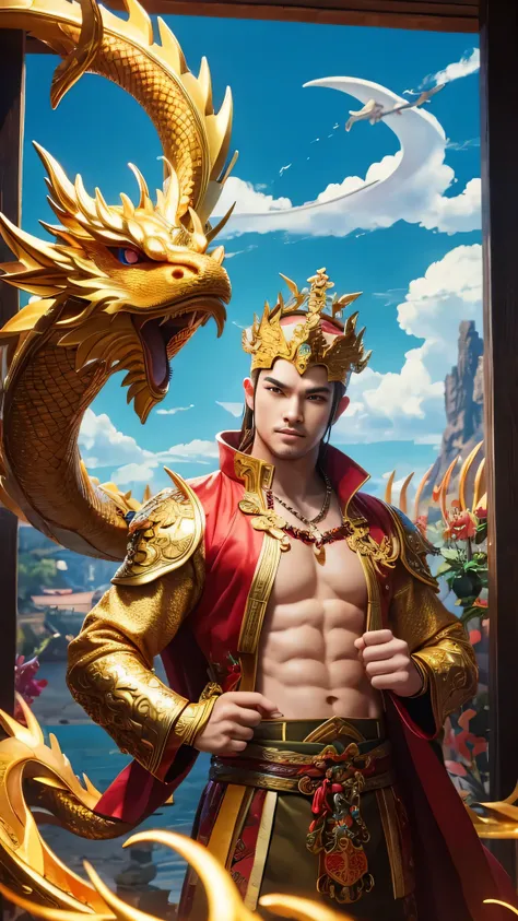 gorgeous　God of fortune　Shining　dragon
