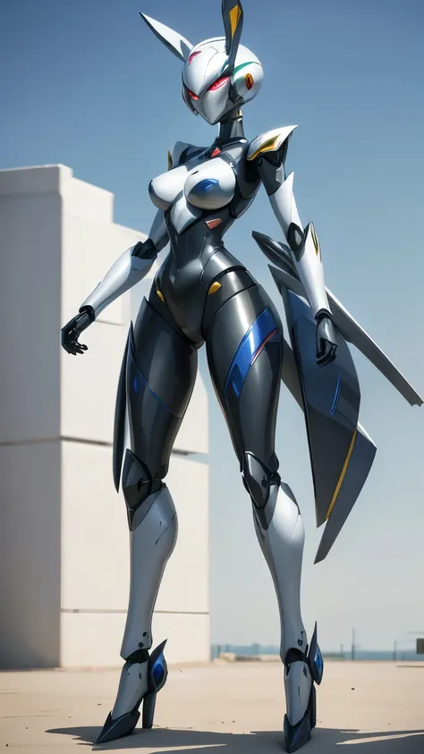 best quality, super fine, 16k, incredibly absurdres, extremely detailed, delicate and dynamic, beautiful streamlined female mech...