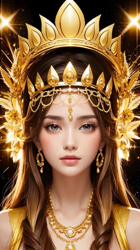 goddess　gold　gorgeous　crown