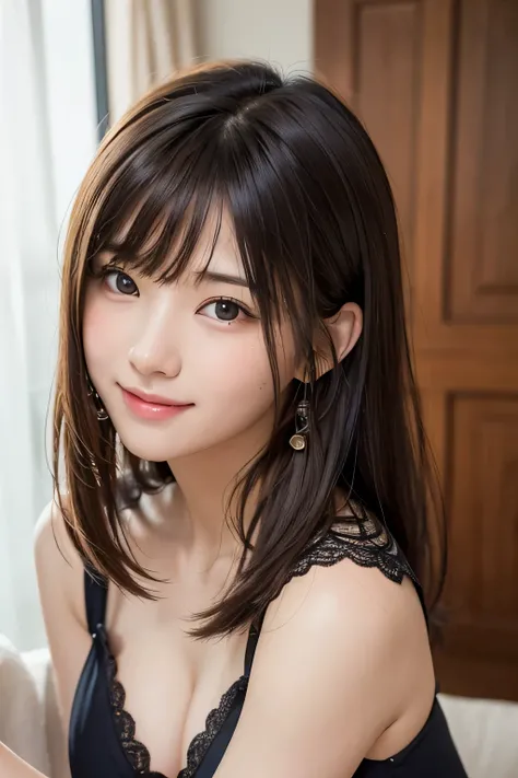 brightexpression、photorealistic stick:1.32、highest quality、超A high resolution、Photos of the most beautiful Japan girls、cute and beautiful face details、small face、(Pueros face_V1:0.008)、Beautiful bangs、14 years old、Brilliant white skin、hair gets tangled in ...