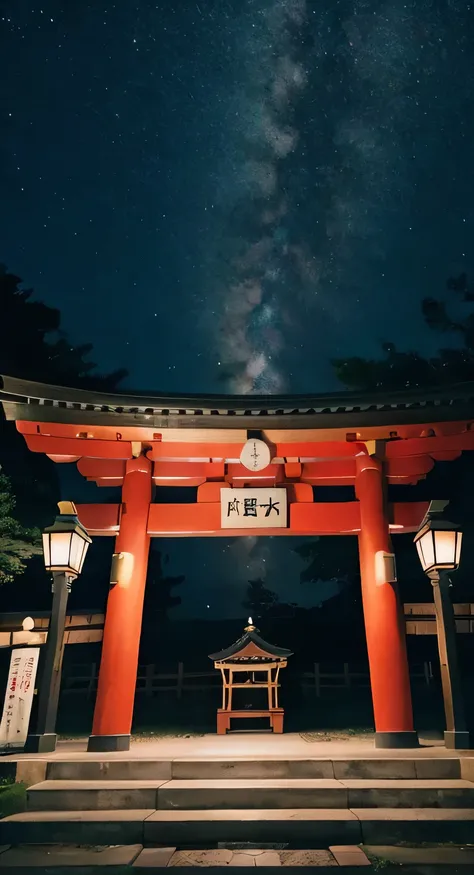 There is a sign indicating that it is in Japanese., Beasts, A, Ka, Sa, Ta, Na, Ha, On , iPhone Video, Instagram Stories, 🚿🗝📝, celestial beings, Snapchat Photos, 8k)), 🔞🤡, japanese shrine, shrine, ❤🔥🍄🌪, iPhone Capture、night、dim、front