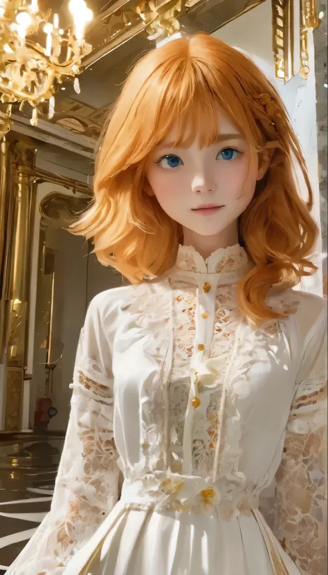 highest quality、masterpiece:1.2、超detailed、Realistic:1.37、Ultra-high resolution、RAW Photos、Realistic、One Girl、Perfect Anatomy、正Shii人体描写、Physically Based Rendering、Bioluminescent Crystals、淡く光る美Shii女性:1.5、detailed_face_Eye、Orange Hair、Semi-long hair、Messy Hai...