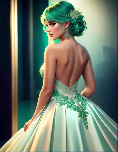 vestido verde