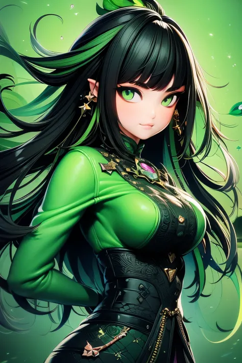 girl dressed in a green outfit with peacock feathers, artgerm lau, fanart best artstation, guweiz, by Yang J, artwork in the style of guweiz, style artgerm, green feathery hair, wlop rossdraws, extremely detailed artgerm, ! dream artgerm, fantasy art style