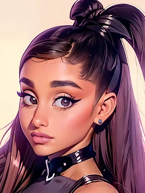 um close de uma mulher, ariana grande, fotografia de ariana grande, ariana grande, retrato de ariana grande, ava max, retrato de...