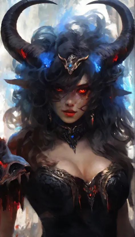 (masterpiece), (best quality: 1.4), (imperfect anatomy: 1.4), high quality, expressive eyes, full body, three-headed beast, detailed cebesas, horrible faces, terrifying faces, detailed ((goat headhead of minotaurzombie head)), (dense, black hair all over t...
