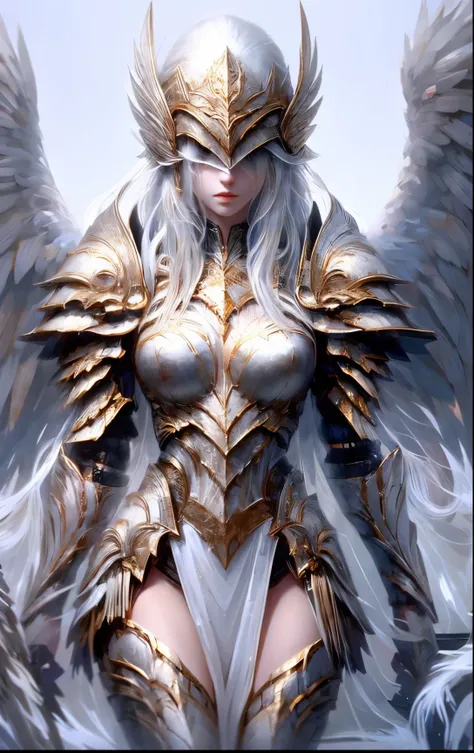 1 Girl,sit,White streamer,Saint,Martial God