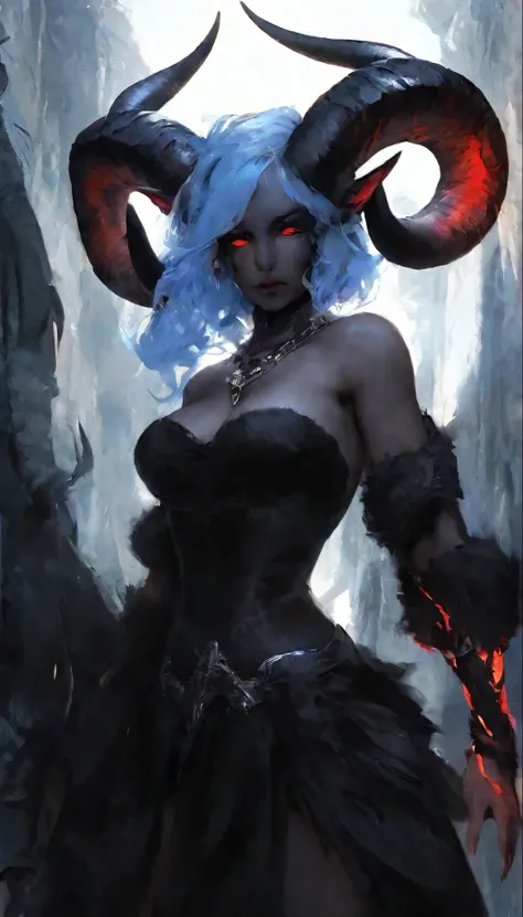 (masterpiece), (best quality: 1.4), (imperfect anatomy: 1.4), high quality, expressive eyes, full body, three-headed beast, detailed cebesas, horrible faces, terrifying faces, detailed ((goat head,head of minotaur,zombie head)), (dense, black hair all over...
