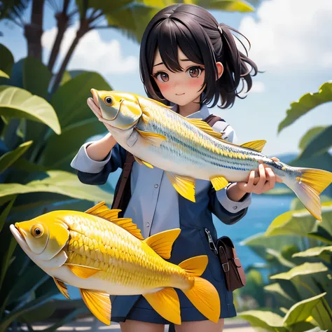 Girl and Fish