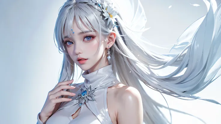 ((Bust up picture))((masterpiece:1.5、8k、Portraiture、Photorealistic and very detailed CG、Very detailed、Particle Effects、Dynamic Effects、Written boundary depth、Cinematic Light、Lens flare、Ray Tracing、Tabletop、Realistic:1.4、超A high resolution:1.2、Realistic、Rea...
