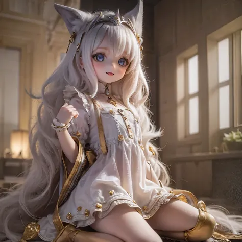 (highest quality, High resolution, Realistic:1.37),Very detailed, Beautiful details,Beautiful lip detail,Very detailed目と顔,Long eyelashes,One Girl,Portraiture,Sharp focus,Vibrant colors,Soft lighting,Fenrir Girls,Fantasy elements,Snow Scene,ice magic,Flowin...