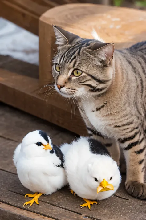 Cat and friends、Chick