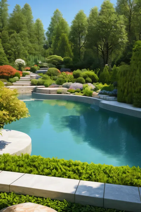 The garden and wall are planted with pine trees, pine trees, peach trees, and apricot trees. There are many types of shrubs to choose from for inclusion in Japanese garden design such as sycamore, laurel, apricot, sanh, and sapphire. Domestic plants are ma...