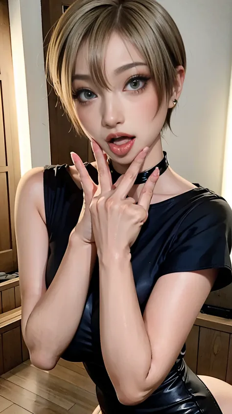 (Mega boobs:1.3), (((Safe and secure、CERO A、All ages、safety sensor、Absolutely safe、sfw:1.5, safety)))、
1 girl、alone、masterpiece,highest quality,High resolution,Very detailed, skinny,Black choker,Earrings,Big cleavage、Off-the-shoulder tight sweater dress,

...