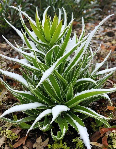 Snow Staghorn Plant