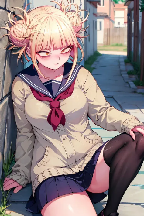 Himiko toga abriendo las piernas al iniciarse 