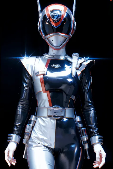 "Enjoy a visual feast as you witness the astonishing transformation of SPD power ranger suit of armor, helmet,, a being of unparalleled strength and captivating aura. With brilliant short-cut black hair and red eyes penetrating, this energetic person will ...