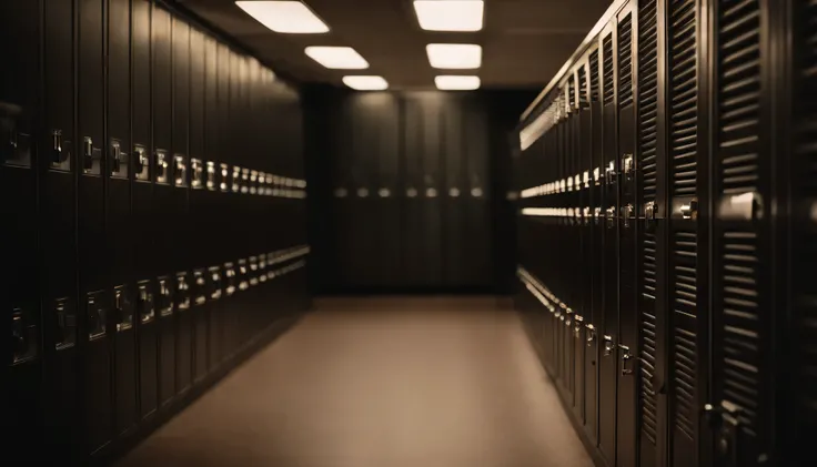 an isolated locker, object,