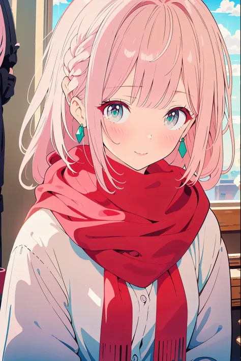 {{{{tmasterpiece}}}}, {{{ultra - detailed}}}, {{{A high resolution}}}, {{Good anatomy}}, (((Best quality at best))), ((Maximalism)),((Emerald eyes,with pink hair)),{{Extremely detailed and refined}}, {8k CG wallpaper}, {{illustratio,Get on camera,closeup o...