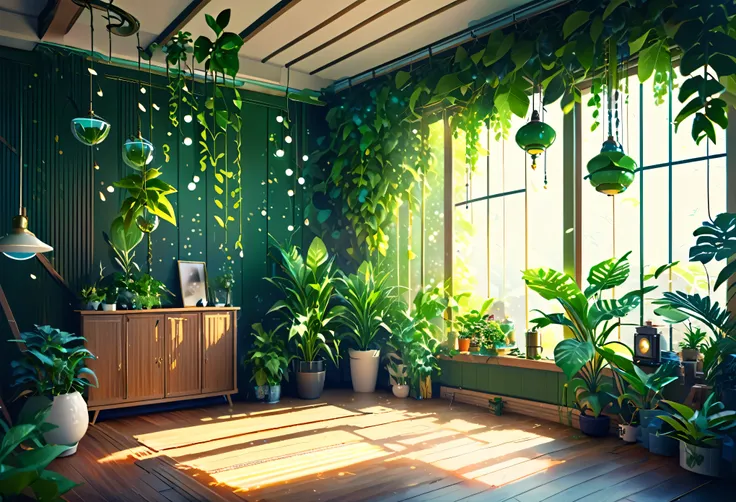 woman in culture capsule, room full of houseplants, best quality, 4k, 8k, highres, masterpiece:1.2, ultra-detailed, realistic, photorealistic, photo-realistic:1.37, HDR, UHD, studio lighting, ultra-fine painting, sharp focus, physically-based rendering, e...