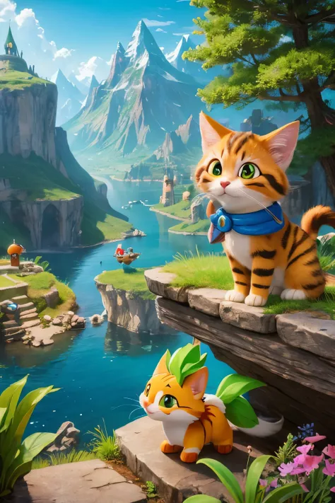 tooncats fantasy nature adventure holy