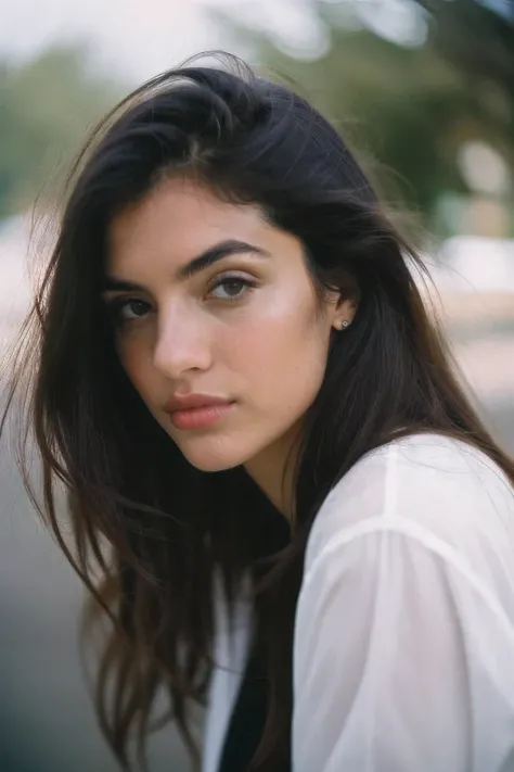 Stunning woman, Portra 400 film photo, analog inspiration
