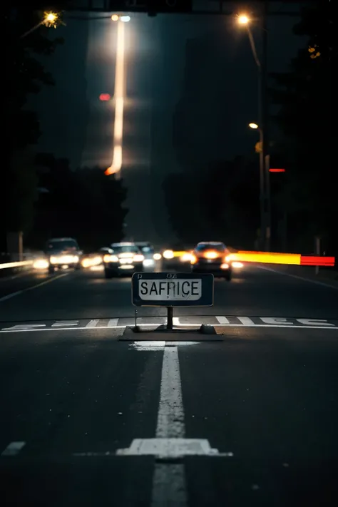 
[Title: Speed Thrills but Kills]

[Background Image: A dark road at night with blurred lights suggesting high speed]

[Text 1: Bold and Attention-Grabbing]
"SPEED THRILLS"

[Text 2: Urgent Warning]
"BUT KILLS"

[Text 3: Call to Action]
"Slow Down, Stay Al...