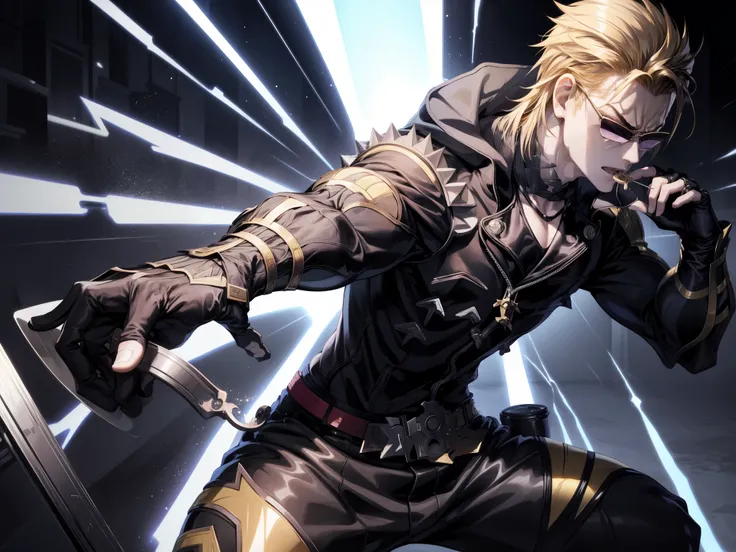 score_9、score_8_up、score_7_up、score_6_up、source_anime、rating_safe、BREAK albertwesker、(Albert Wesker)、1 male、solo、Blonde、Black gloves、sunglasses、belt、pants、Long coat、Black Coat、黒pants、Staring at the audience、(Short Hair:1.5)、Middle-aged men、Outdoor、Male Foc...