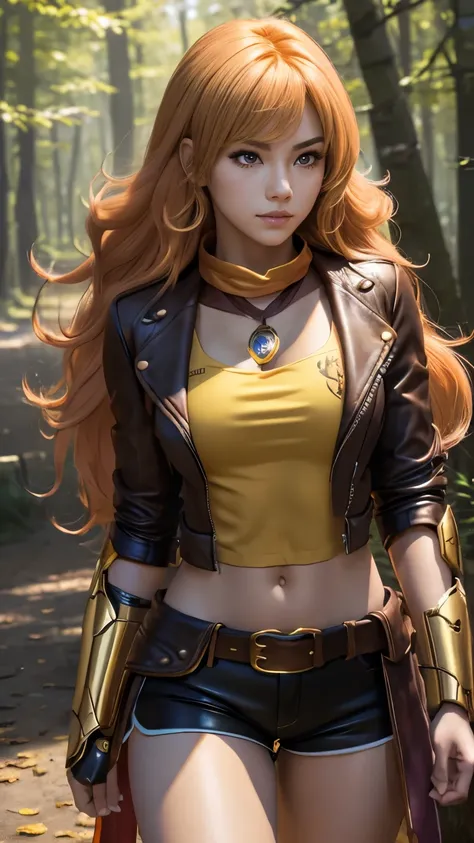 yang xiao long (\ruby\), 1 girl, highest quality, high resolution, masterpiece, high resolution, sharp: 1.2, perfect body beauty...