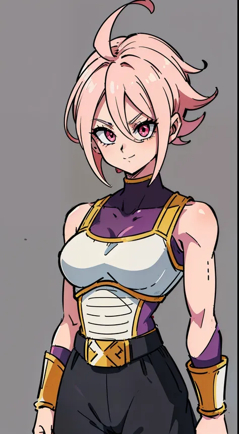 (high-quality, breathtaking),(expressive eyes, perfect face) symmetrical eyes, portrait, dragon ball z xenoverse 2, 1girl, femal...