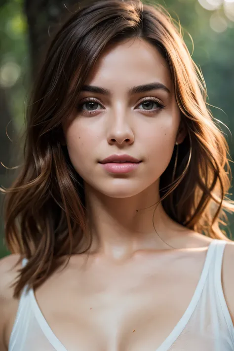 Very beautiful Ana de Armas, detailed eyes, highly detailed, slim, innocent face, wavy hair, high resolution, masterpiece, best quality, intricate high detail, highly detailed, sharp focus, detailed skin, realistic skin texture, texture, professional, 4K, ...